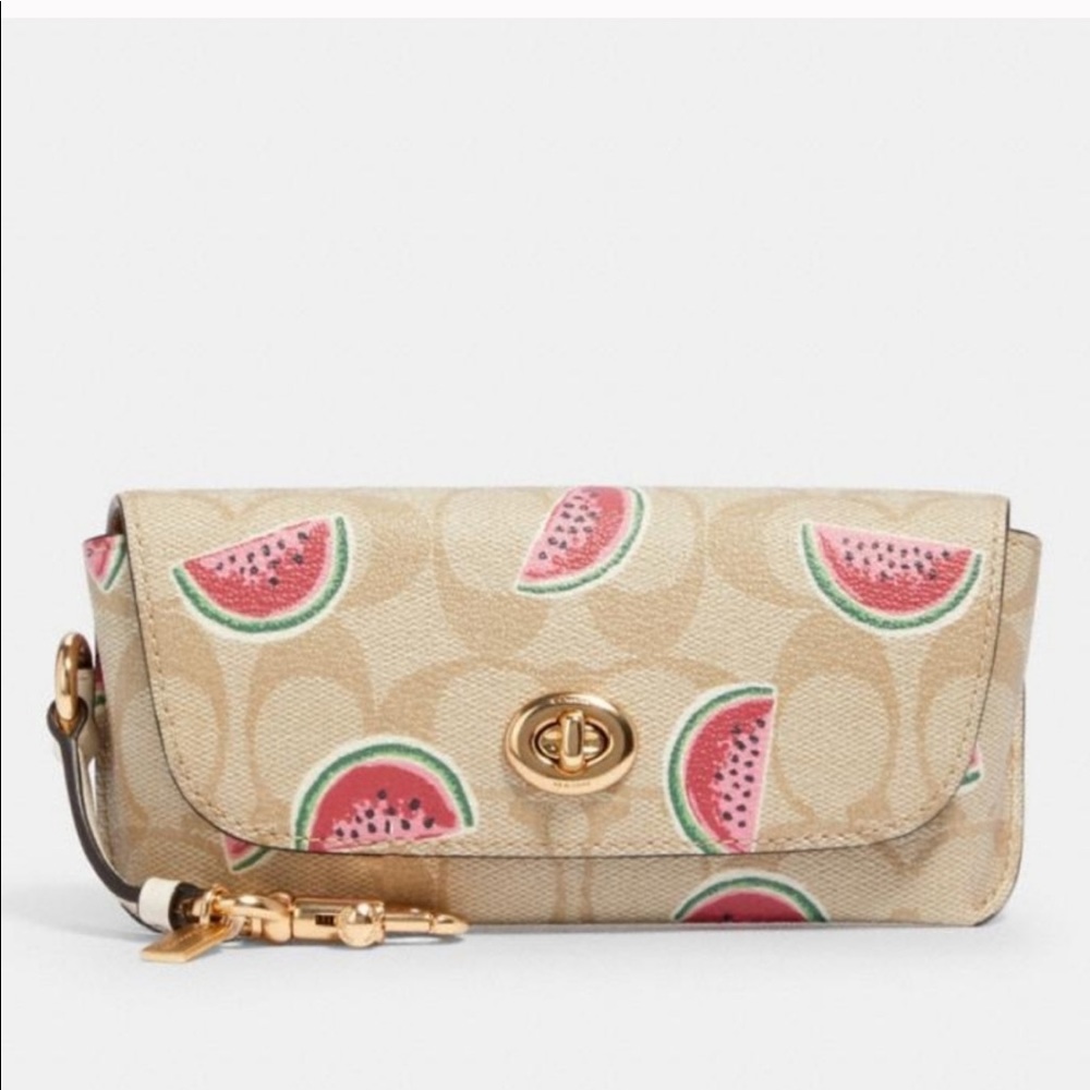 NWT Coach Watermelon Sunglass Case